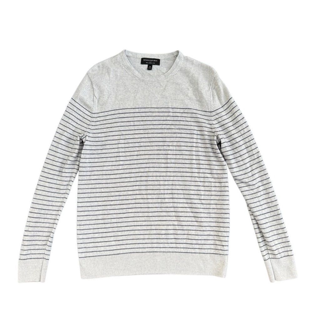 Banana Republic Men's 100% Merino Wool Pull Over Sweater Size Medium
